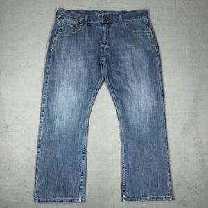 Wrangler Retro Slim Boot Jeans Mens 34x30 Medium Wash Stretch Denim 77MWZ